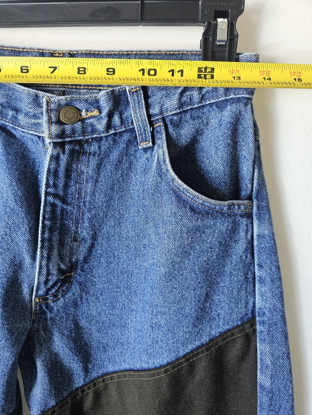 Wrangler Rugged Wear Upland Hunting Pants Denim Chaps Size 26 (Youth 16) - Picture 10 of 16